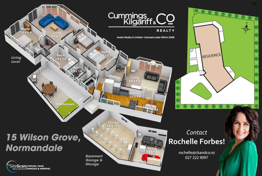 3D Floorplan by SiteScan New Zealand