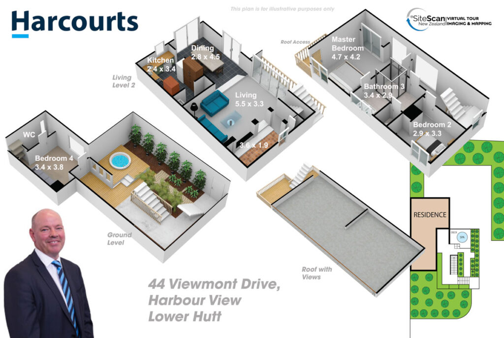 3D Floorplan by SiteScan New Zealand