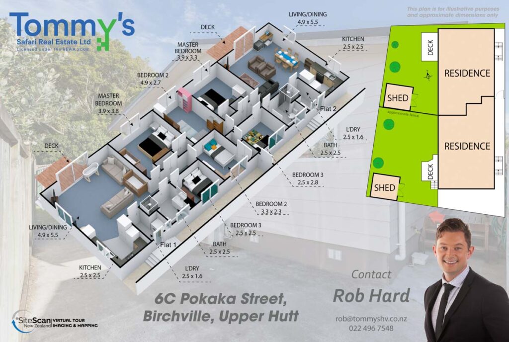 3D Floorplan by SiteScan New Zealand