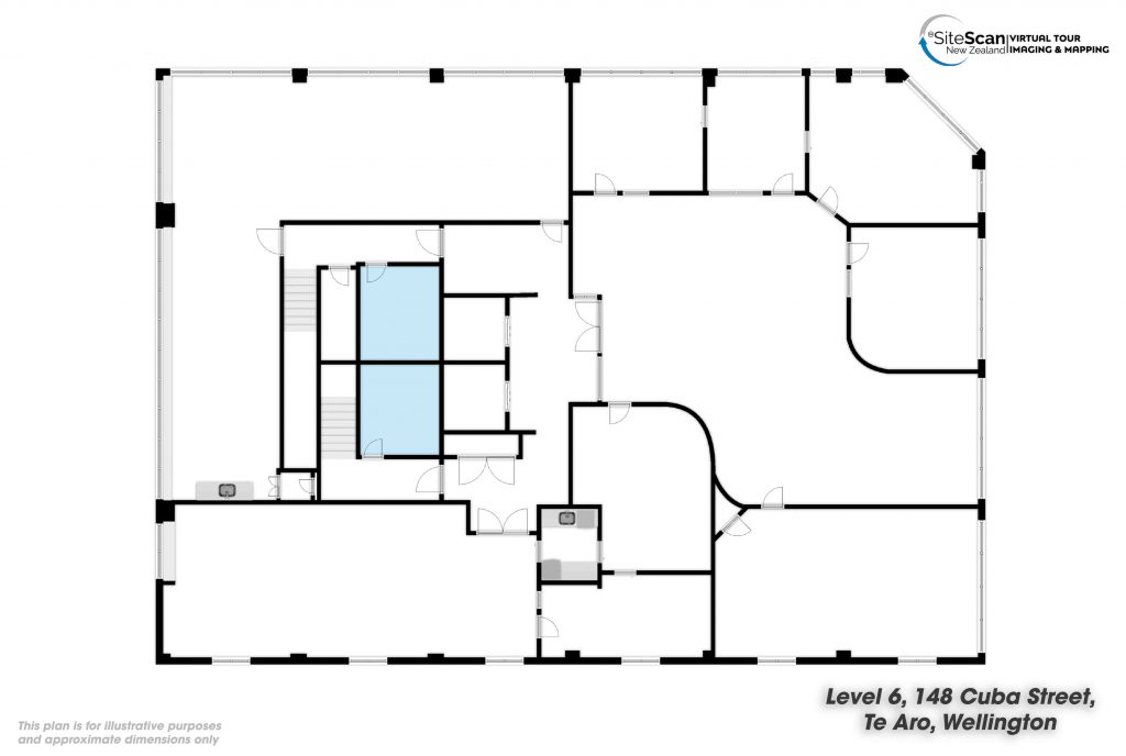 Commercial Floorplans - 148 Cuba Street, Te Aro, Wellington 2D No TXT